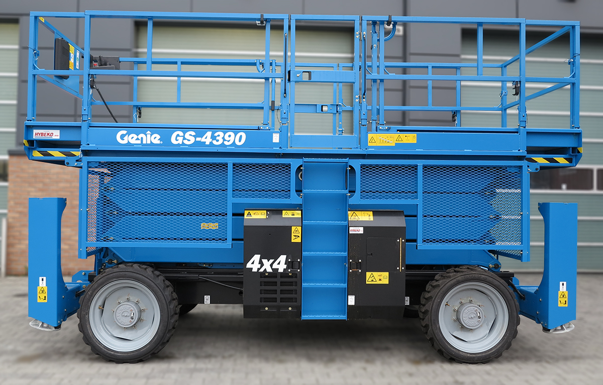 Sakselift diesel arb.h <15m støttebein